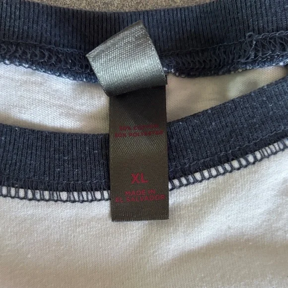 District Blue and White Long Sleeve Tee - Picture 3 of 5